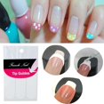thumbnail image 4 of 48 Pcs Pointes de Manucure Française Guide de Forme Autocollant Vernis Bricolage Pochoir οκ A3C7, 4 of 8