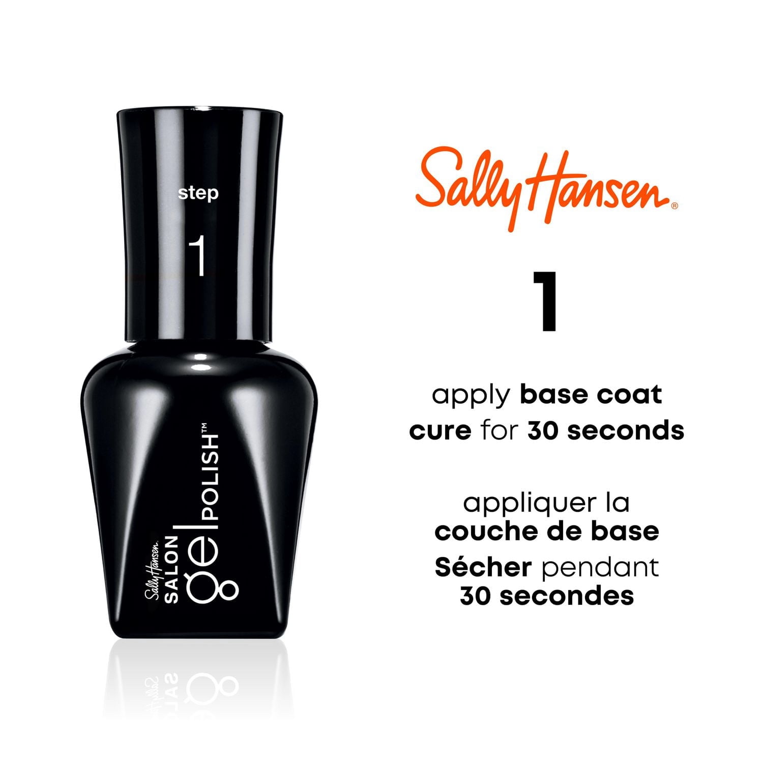 Sally Hansen Dissolvant Salon Gel Polish™, efface facilement et rapidement le vernis, régénère les cuticules grâce à un émollient nourrissant
