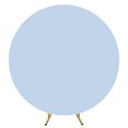 thumbnail image 1 of BeesClover Round Arch Backdrop Cover 6ft/6.5ft/7.2ft Wrinkle Resistant Machine Washable for Wedding Birthday Baby Shower Decorations, 1 of 8
