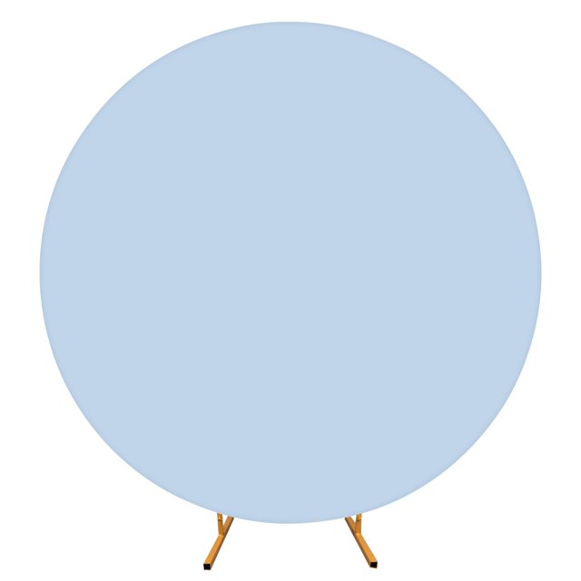 BeesClover Round Arch Backdrop Cover 6ft/6.5ft/7.2ft Wrinkle Resistant Machine Washable for Wedding Birthday Baby Shower Decorations