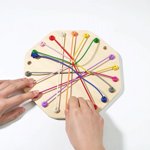 EGNMCR Tools&Home Improvement Jeu de Puzzle pour enfants - jeu de jeu de déliement de corde qui développe la pensée logique et la résolution de problèmes jeu de société de compétences