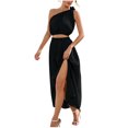 thumbnail image 1 of Birdeem Womens Fashion Bow Split Large Swing Suit Dress, 1 of 8