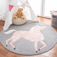 thumbnail image 1 of Safavieh Carousel Kids Dalach Unicorn Area Rug, 1 of 9