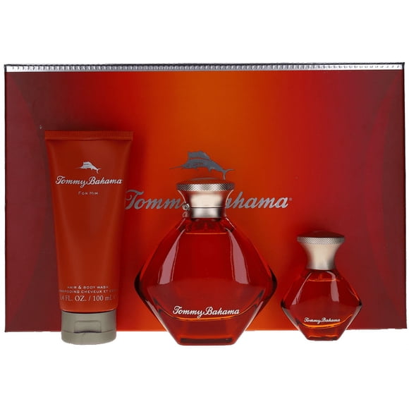 For Him By Tommy Bahama For Men Set: EDC+EDC+Hair & Shampooing (3.4+0.5+3.4)