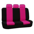 thumbnail image 4 of FH Group Car Seat Covers Full Set Cloth - Universal Fit, Automotive Seat Covers, Airbag Compatible, Solid Bench Rear Seat, Washable Car Seat Cover for SUV, Sedan, Van, 4 of 9