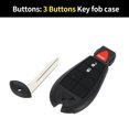 thumbnail image 3 of Unique Bargains 3 Buttons Keyless Entry Remote Fob Key Shell Case for Dodge Grand Caravan 08-18, 3 of 7