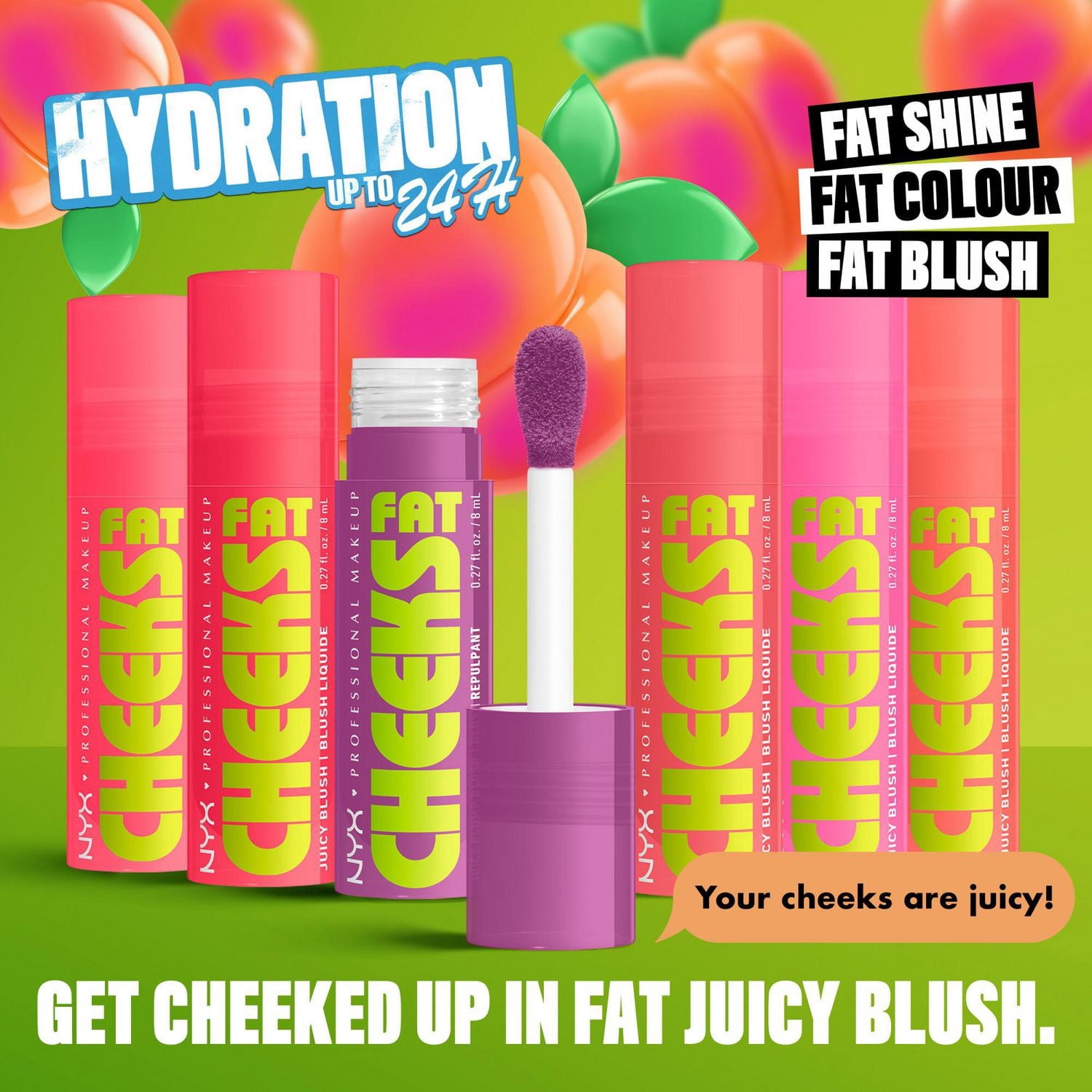 NYX Professional Makeup Fard à joues liquide Fat Cheeks