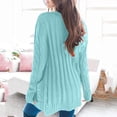 thumbnail image 4 of Kcodviy Sweaters Womens Open Sleeve Fuzzy Coats for Women Knit Boho Long Patchwork Extra Long Womens Winter Coats Coat Cardigan Pockets Front Long Sweater Coats for Women Sweater, 4 of 5