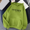 thumbnail image 1 of SDNall Hauts à Manches Longues pour Femmes Mode Classique Solide à Capuche avec Poche Sweat-Shirts, 1 of 9