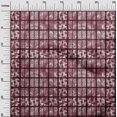 thumbnail image 3 of oneOone Cotton Flex Maroon Fabric Houndstooth Sewing Craft Projects Fabric Prints By Yard 40 Inch Wide, 3 of 4