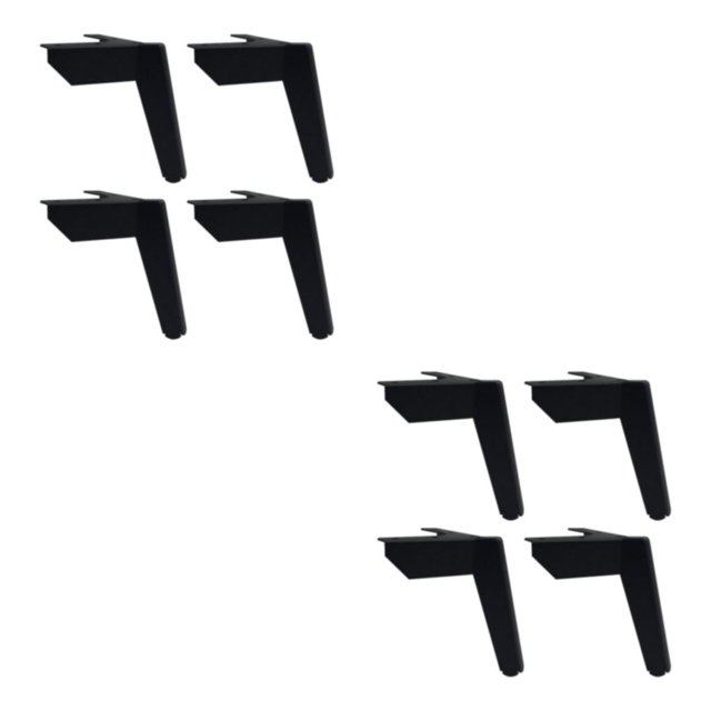 Transemion 4pieces Decorative Furniture Accessory Durable And Easy-to-install Easy Hoarse black 10cm 2Set