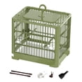 thumbnail image 1 of koolsoo Parrot Bird Cage, Parrot Travel Cage, Foldable, Easy to Clean , Pets Accessories green, 1 of 1