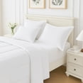 thumbnail image 4 of Beddora 3-Piece Ultra-Soft Comforter Set, All-Season, Wrinkle-Free, Lightweight Microfiber, Hypoallergenic – Queen – Bright White, 4 of 6