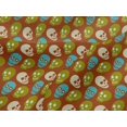 thumbnail image 4 of oneOone Viscose Jersey Rust Brown Fabric Skull Craft Projects Decor Fabric Printed By The Yard 60 Inch Wide, 4 of 5