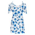 thumbnail image 5 of CHUANK Robes d'Été en Solde Femmes Décontractées Amples Formelles Imprimé Floral Robe de Plage Épaules Dénudées, 5 of 5