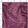 thumbnail image 2 of Soimoi Polyester Crepe Fabric Leopard Animal Skin Printed Fabric 1 Yard 42 Inch Wide, 2 of 6