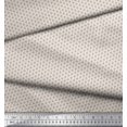 thumbnail image 3 of Soimoi Georgette Viscose Fabric Dot & Floral Small Printed Fabric 1 Yard 42 Inch Wide, 3 of 3