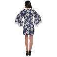 thumbnail image 4 of Moomaya Peignoir en Coton pour Femmes Robe de Chambre Imprimée Courte Peignoir de Douche Nuptiale, 4 of 6