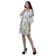 thumbnail image 3 of Moomaya Robe d'Été pour Femmes, Grande Taille, Kimono Aguichant Imprimé, Mini-Robe, 3 of 6