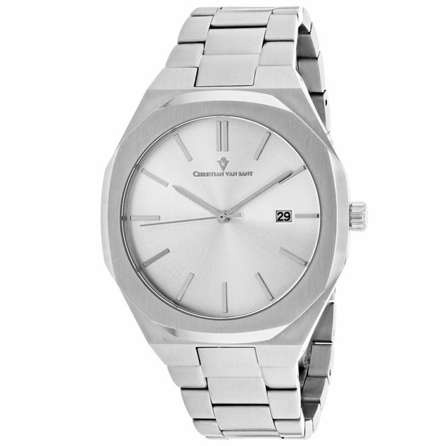 Christian Van Sant CV0521 Octavius Slim 42MM Men's Stainless Steel Watch
