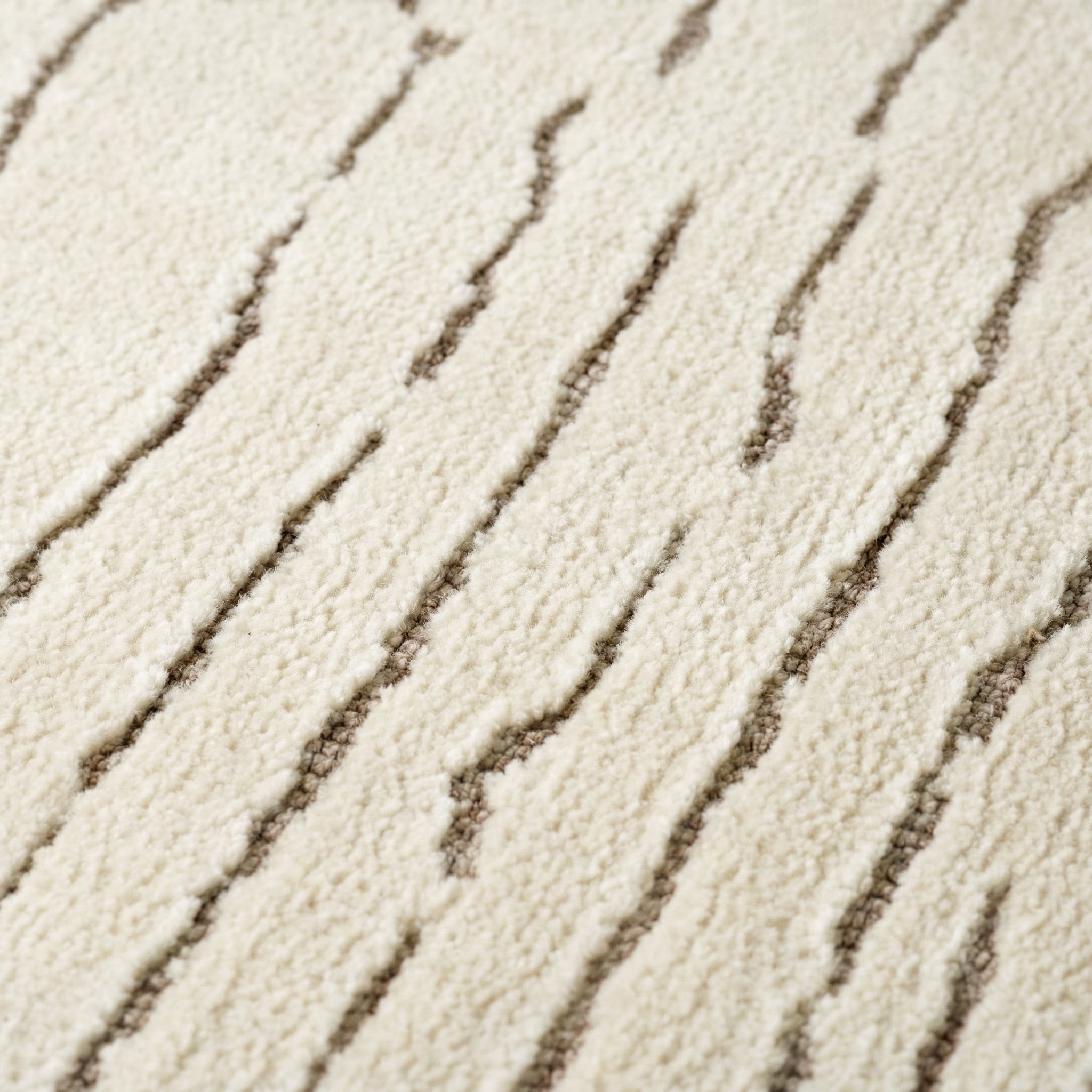 Rug Branch Tapis d'intérieur touffeté à la main moderne bohème gris beige Maya