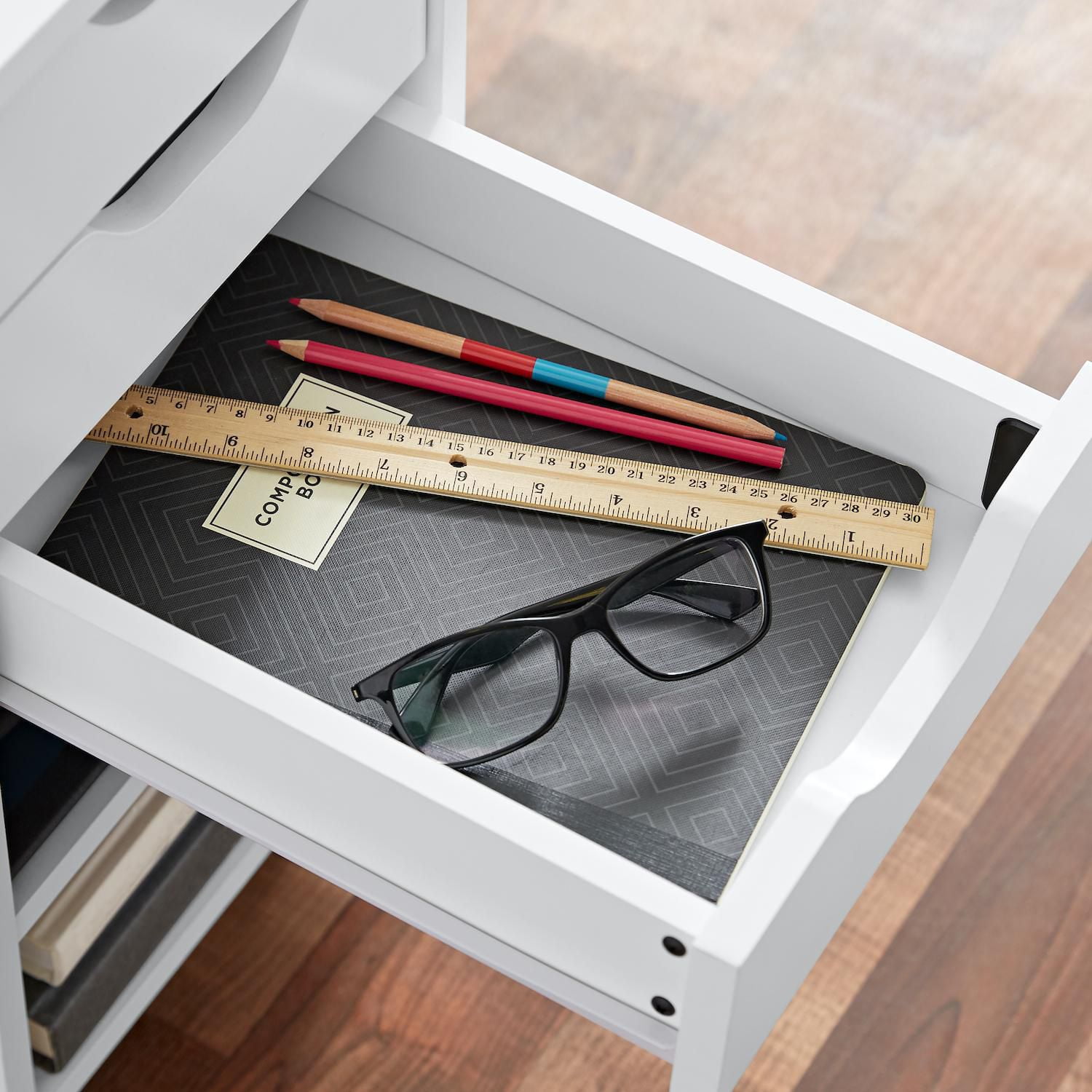 Mainstays Mueble-Classeur Sur Roulettes Perkins, Blanc