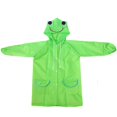 thumbnail image 2 of Children‘s Boys Girls Dinosaur Rainbow Printed Button Rain Jacket Hooded Windproof Raincoat, 2 of 6