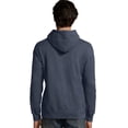 thumbnail image 2 of Hanes Mens ComfortWash Garment-Dyed Hooded Sweatshirt, L, Soothing Blue, 2 of 2