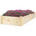 thumbnail image 1 of Patiojoy Raised Garden Bed Planter Wooden Elevated Vegetable Flower Rectangular Kit Box, 1 of 9