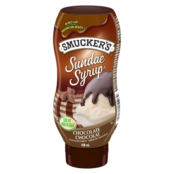 Smucker's Sundae Syrup, Chocolate Flavoured Syrup, 428mL