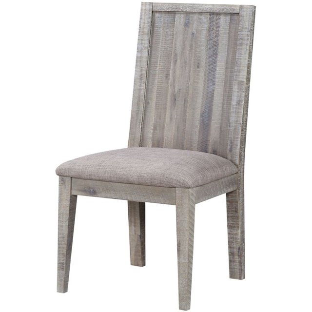 Modus Alexandra Bois Massif Manger Chaise d'Appoint en Latte Rusic (Lot de 2)