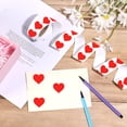 thumbnail image 2 of Chmadoxn Wall Stickers Blank Stickers Self adhesive Roll Heart shaped Stickers 500 Labels/roll Sticker Sticker, 2 of 5