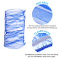 thumbnail image 4 of Unique Bargains 33x8' Adjustable Bird Cage Net Cover Feather Catcher Guard Airy Mesh Skirt, Green Blue, 1Set, 4 of 5