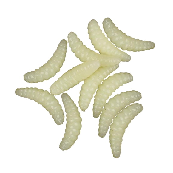 Kyusrd Summer Outdoor Patio Deals!Simulation Bread Worm Soft Bait Maggot Worm Fake Bait Road Fishing Bait