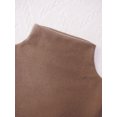 thumbnail image 3 of Yeahdor Chandails Thermiques à Manches Longues pour Garçon Fille, Doublés en Molleton, Couche de Base de Compression, T-Shirts à Col Rond, T-Shirts Doux, Café 130, 3 of 7