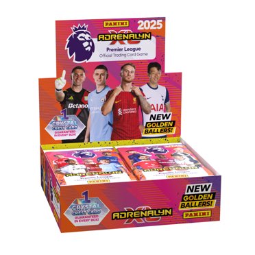 2024-25 Panini Adrenalyn TG Premier League Cards - Boîte de 24 Paquets (192 Cartes)