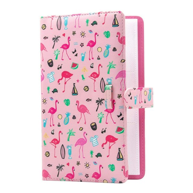 CUITING 96 Pockets Mini Polaroid Photo Album for Fujifilm Instax Mini Film (Pink)