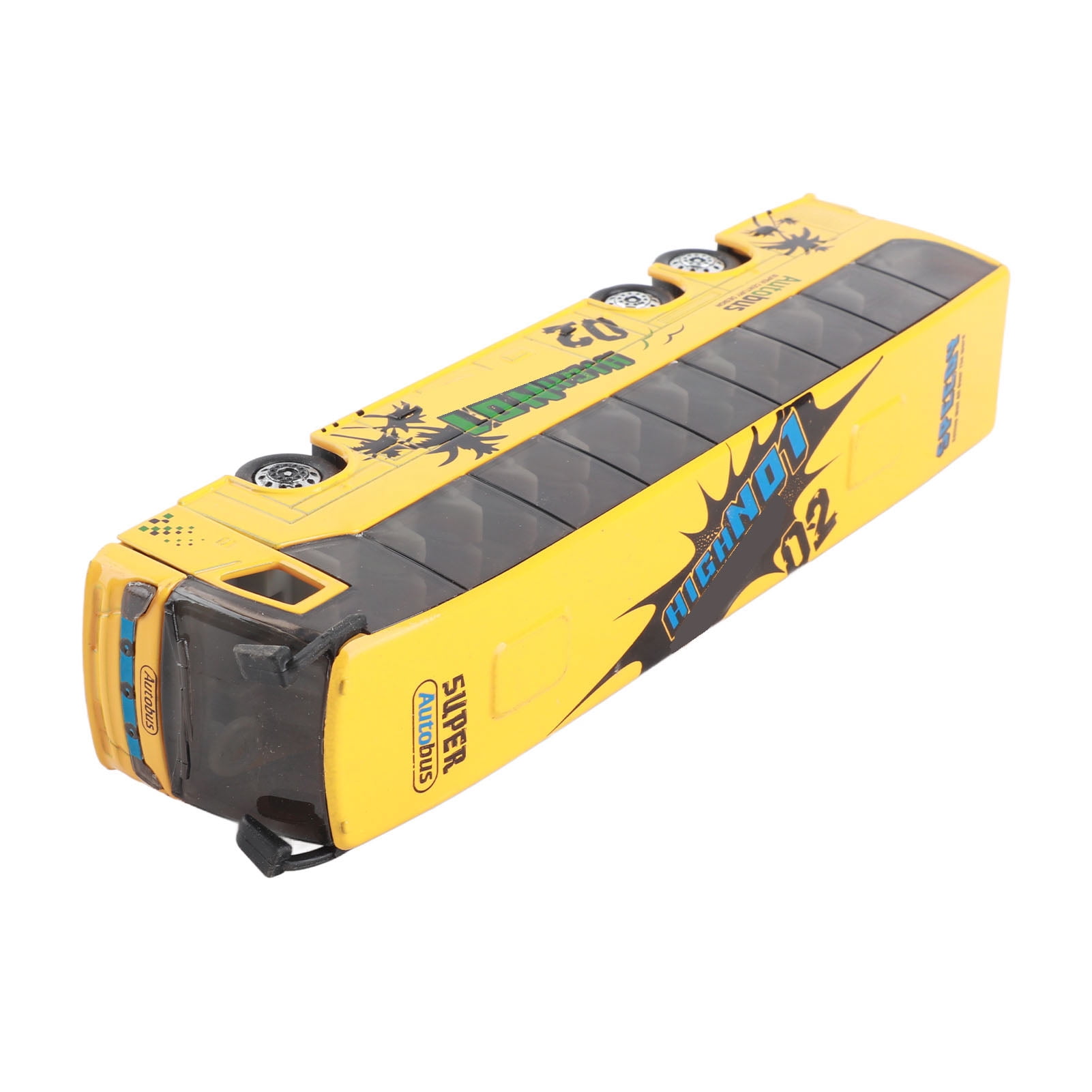 Marhynchus Bus Alliage 1:50 – Jouet à Tirer Avec Lumières, Musique & Portes Ouvrantes – Modèle Réaliste Durable Pour Enfants & Collectionneurs – Cadeau Anniversaire (Blanc)