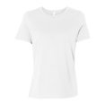 thumbnail image 1 of BELLA+CANVAS 6400 - T-Shirt en Jersey à Manches Courtes Décontracté, P, Blanc, 1 of 3