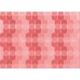 thumbnail image 1 of Ahgly Tapis Rectangulaire Lavable en Machine Intérieur Transitionnel Rose Pastel, 4 Pieds x 6 Pieds, 1 of 7