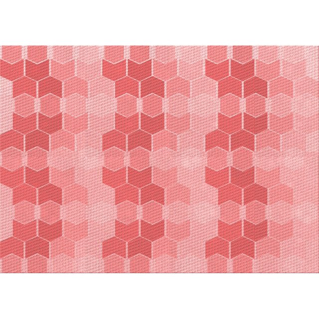 Ahgly Tapis Rectangulaire Lavable en Machine Intérieur Transitionnel Rose Pastel, 4 Pieds x 6 Pieds