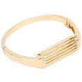 thumbnail image 2 of Stainless Steel Bracelet, Durable Wear Resistant Metal Wristband  For   2 Gold, 2 of 8