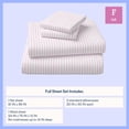 thumbnail image 4 of Mainstays Kids 220TC Cotton Stripe Pink Double, 4 Piece Sheet Set, 4 of 8