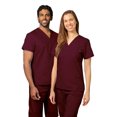 thumbnail image 2 of Adar Universal Unisex Scrubs - V Neck Tunic Scrub Top, 2 of 7
