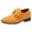 Yellow, variant on Bmisegm Boys Leather Shoes New Pattern Pointed Low Heel Comfortable Lace up Dress Dance Performance Shoes Kids Shoes Blue 12 (US size)