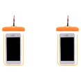 thumbnail image 4 of Transemion Waterproof Underwater Case Cover Bag Dry Pouch for Mobile Phone orange 2Set, 4 of 6