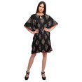thumbnail image 3 of Moomaya Robe Courte de Caftan de Plage, Robe de Couverture Imprimée, Kaftan pour Femmes, Tenue de Plage, Couverture, 3 of 4