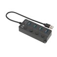 thumbnail image 2 of US Port Splitter,USB 3.0 HUB 4 USB Port Expander USB Splitter Advanced Technology, 2 of 14