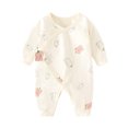 thumbnail image 2 of Baby Spring Long Sleeved Polka Printed Bodysuit Bag And Bottom Coat, 2 of 3