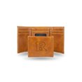 thumbnail image 1 of Rutgers TRIFOLD Gravé au LASER en FAUX Cuir Marron, 1 of 1